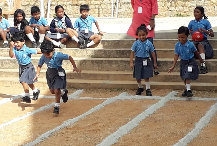 Sports on the school field