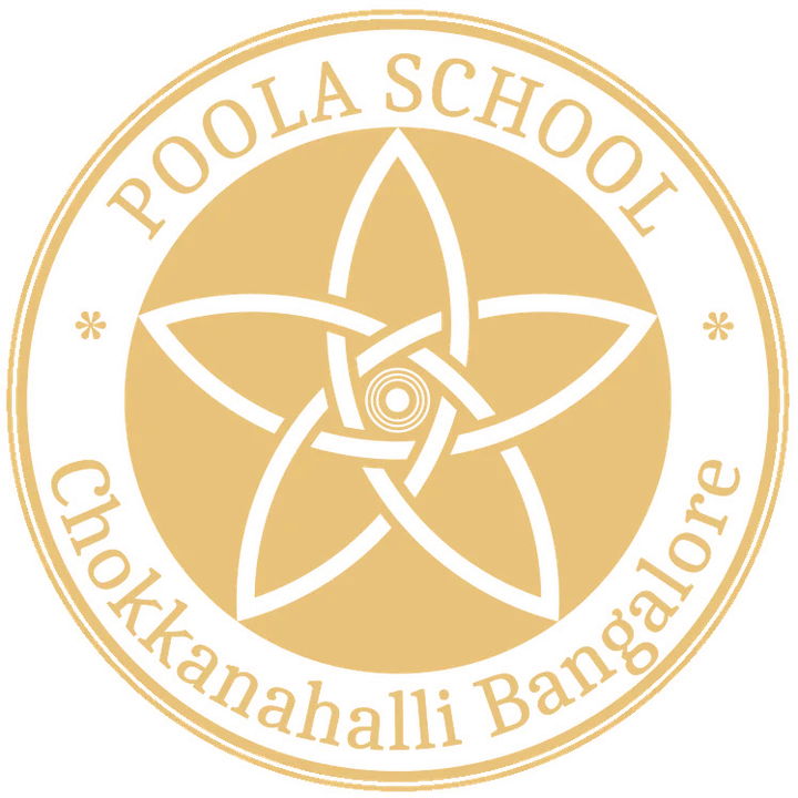 The Poola School seal — five interwoven petals